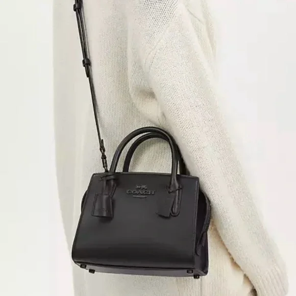 Coach Andrew carryall satchel in black - Picture 11 of 12